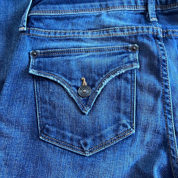 Hudson Jeans Beth Baby Bootcut Medium to Darker Wash Blue Jeans Size 26 - Picture 7 of 14